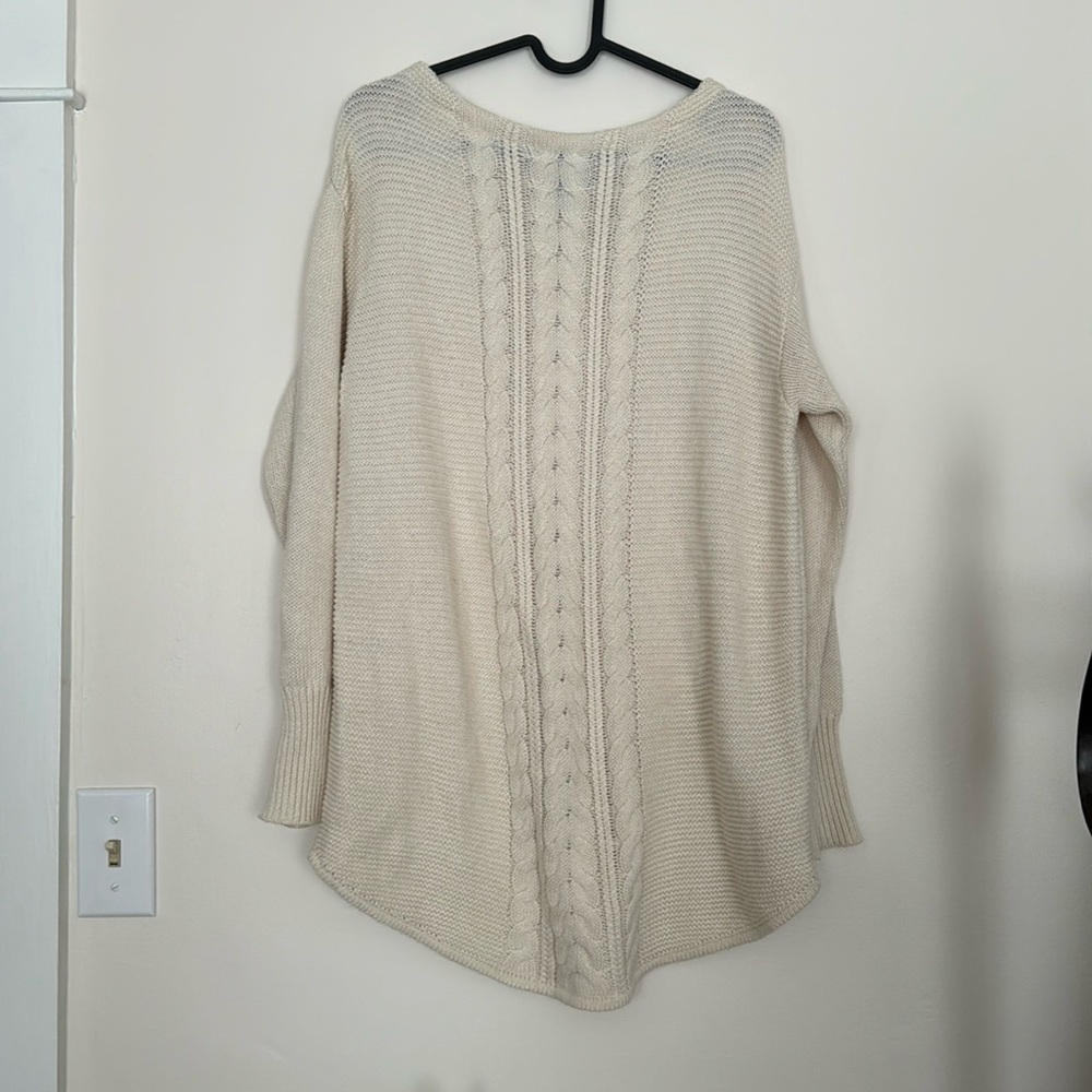 Chaps Cream Sweater